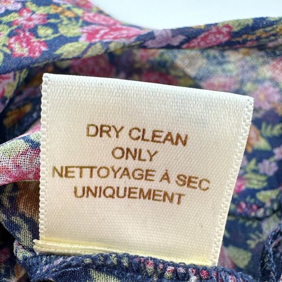 ANTHROPOLOGIE One Fine Day Floral Silk Blouse XS - Picture 7 of 10